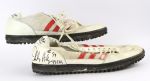 1986-91 Charles Haley San Francisco 49ers Signed Game Worn Adidas Turf Shoes (MEARS LOA/JSA)
