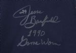 1990 Jesse Barfield New York Yankees Signed Game Worn Warm Up Jacket (MEARS LOA/JSA/Player LOA)