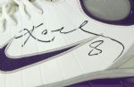 2004-05 Kobe Bryant Los Angeles Lakers Signed Game Worn Nike Sneakers (MEARS LOA/Full JSA Letter)