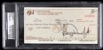 1981 Sammy Davis Jr. The Rat Pack Signed Check (PSA/DNA Slabbed)