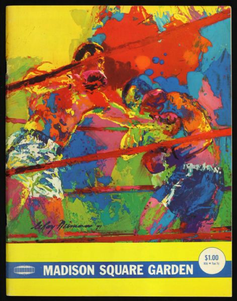 1972 Roberto Duran Ken Buchanan Walter Seeley Davey Vasquez Madison Square Garden Fight Program