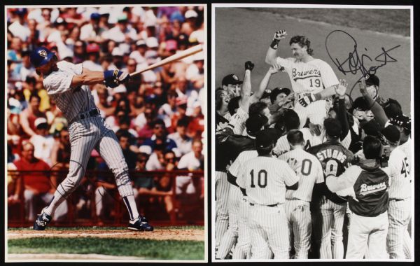 1992 Robin Yount Milwaukee Brewers Signed Photo & Certificate Collection - Lot of 4  (JSA)
