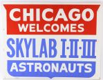 1970's-80 NASA Chicago Welcome Broadside Collection - Lot of 6 w/ Apollo, Skylab & Columbia Missions