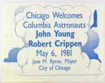 1970's-80 NASA Chicago Welcome Broadside Collection - Lot of 6 w/ Apollo, Skylab & Columbia Missions