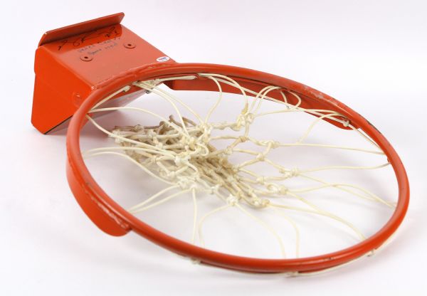 2010-11 Derrick Rose Chicago Bulls Signed Game Used United Center Rim (MEARS LOA/Team LOA & PSA/DNA) MVP Season