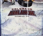 1995-96 Colorado Avalanche Memorabilia Collection - Lot of 3 w/ 14 x 50 Stanley Cup Champions Framed Street Signed & Team Signed Litho/Pennant (JSA)