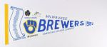 1970's-80's Milwaukee Brewers Full Size Pennant Collection - Lot of 8 w/ 1982 World Series