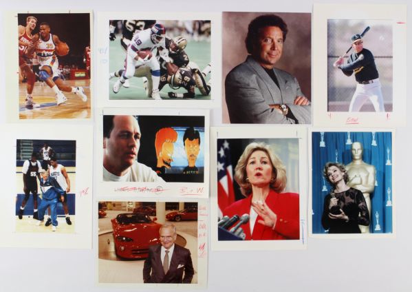 1980s-2000s Basketball, Acting, Football, Executive "Denver Post Newspaper Photo Archives" Original Photos - Lot of 850+