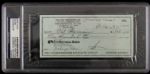1992 Smokey Robinson Signed Check (PSA/DNA Slabbed)