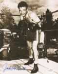 1940s Boxer Jake Raging Bull LaMotta signed 8 x 10 JSA