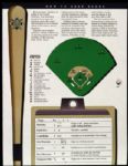 1996 Milwaukee Brewers Detroit Tigers Scorecard