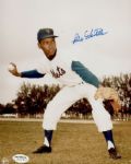 1962 New York Mets Felix Mantilla Autographed 8x10 Color Photo (JSA)