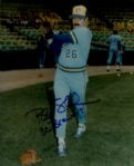 1982-83 Milwaukee Brewers Bob Skube Autographed 8x10 Color Photo (JSA)