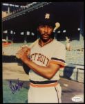 1971-74, 76 Marvin Lane Detroit Tigers Signed 8 x 10 Color Photo (JSA)