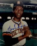 1974-77 Detroit Tigers Ben Oglivie Autographed 8x10 B/W Photo (JSA)