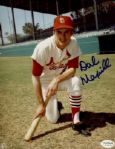 1962-72 St. Louis Cardinals Dal Maxvill Autographed 8x10 Color Photo (JSA)