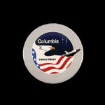 1981 Engle-Truly Columbia Space Ship 2 1/8" Pinback Button