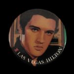 1990s Elvis Presley Las Vegas Hilton 3" Pinback Button