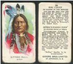 1920-30s Sitting Bull Ganong Chocolate New Brunswick Canada Indian chief 