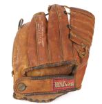 1947 circa Ted Williams Boston Red Sox Store Model Wilson Fieldmaster Ball Hawk Fielder's Mitt