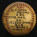 1949 (April 30) Ted Wilks St. Louis Caridnals ONL Frick Game Used Victory Baseball (MEARS LOA)