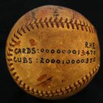 1949 (April 30) Ted Wilks St. Louis Caridnals ONL Frick Game Used Victory Baseball (MEARS LOA)