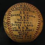 1948 (August 15) Ted Wilks St. Louis Cardinals ONL Frick Game Used Victory Baseball (MEARS LOA)