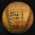 1948 (May 19) Ted Wilks St. Louis Cardinals ONL Frick Game Used Victory Baseball (MEARS LOA)