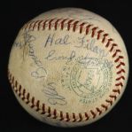 1963 New York Yankees Los Angeles Dodgers Yankee Stadium OAL Cronin World Series Game Used Baseball (MEARS LOA)