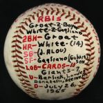 1965 (July 26) Bob Gibson St. Louis Cardinals Single Signed ONL Giles Game Used Victory Baseball (MEARS LOA/JSA)