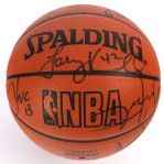 1994-95 Chicago Bulls Team Signed Basketball w/ 13 Signatures Including Scottie Pippen & More (JSA)