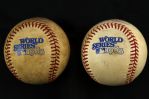 1983 Baltimore Orioles Philadelphia Phillies World Series Game Used Baseballs - Lot of 2 (MEARS LOA)