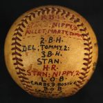 1949 (August 28) Ted Wilks St. Louis Cardinals ONL Frick Game Used Victory Baseball (MEARS LOA)