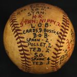 1949 (August 28) Ted Wilks St. Louis Cardinals ONL Frick Game Used Victory Baseball (MEARS LOA)