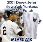 2001 (post 911) Derek Jeter New York Yankees Game Worn Home Jersey (MEARS A10)