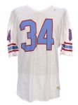 1978-84 Earl Campbell Houston Oilers Signed Game Worn Road Jersey (MEARS LOA/JSA)