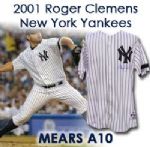 2001 (Post 911) Roger Clemens New York Yankees Signed Game Worn Home Jersey (MEARS A10/MLB & TriStar Holograms) 