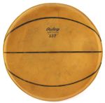 1972-73 Los Angeles Lakers Signed Basketball Seat Cushion w/ 11 Signatures Including Wilt Chamberlain, Jerry West, Pat Riley & More (JSA)