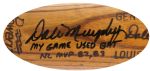 1980-83 Dale Murphy Atlanta Braves Signed Louisville Slugger Professional Model Game Used Bat (MEARS10 / JSA)