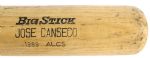 1989 Jose Canseco Oakland Athletics Rawlings Adirondack Professional Model ALCS Game Used Bat (MEARS LOA)