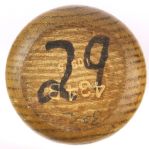 1984-85 John Russell Philadelphia Phillies Rawlings Adirondack Professional Model Game Used Bat (MEARS LOA)