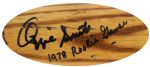 1978 Ozzie Smith San Diego Padres Signed H&B Louisville Slugger Professional Model Game Used Bat (MEARS A9 /JSA) Rookie Season