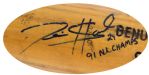 1991 Deion Sanders Atlanta Braves Signed Louisville Slugger Professional Model Game Used Bat (MEARS A10 /JSA)