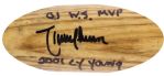 2001 Randy Johnson Arizona Diamondbacks Signed Rawlings Adirondack Professional Model Game Used Bat (MEARS LOA/JSA/TriStar/MLB Hologram) Cy Young/World Series Season