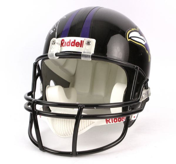 2004-05 Deion Sanders Baltimore Ravens Signed Full Size Display Helmet (JSA)