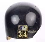 1987-91 circa Kirby Puckett Minnesota Twins Game Used Batting Helmet (MEARS A10) Finest Example Known 