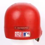 1994 Deion Sanders Cincinnati Reds Game Worn Batting Helmet (MEARS A10) One of the Finest Known Examples
