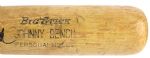 1971-79 Johnny Bench Cincinnati Reds Signed Adirondack Professional Model Game Used Bat (MEARS 7.5 /JSA)