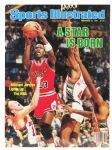1984 Michael Jordan Chicago Bulls "A Star is Born" 20" x 28" Sports Illustrated Cover Poster 