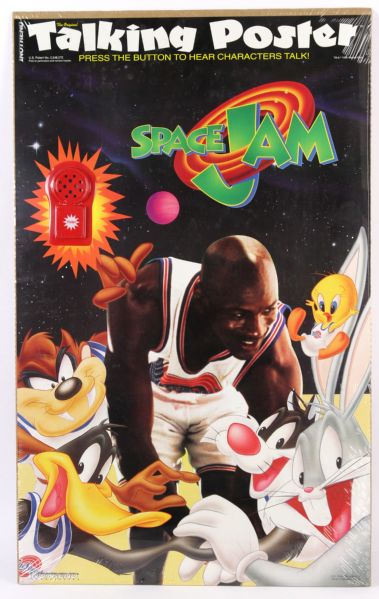 1996 warner bros looney tunes space jam michael jordan triple play figure set